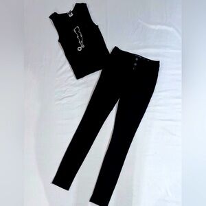 Boom Boom Jeans Black Skinny Pant
